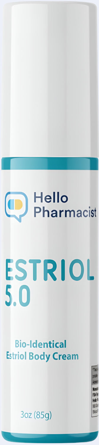 HelloPharmacist Estriol 5.0 - Bioidentical 3 Oz