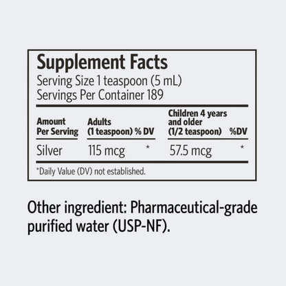 Silver Hydrosol Argentyn 23 Pro 32 Ounces