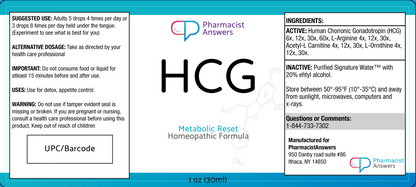 Sigform HCG (now PharmacistAnswers)